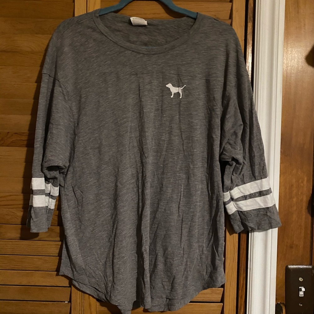 PINK 3/4 Sleeve Tee